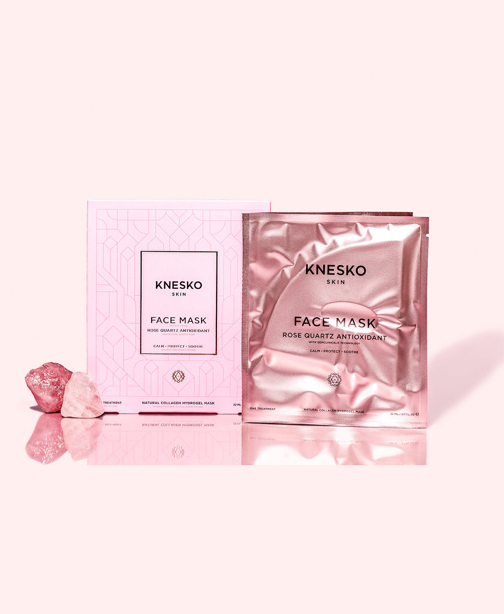 Rose Quartz Antioxidant Collagen Face Mask