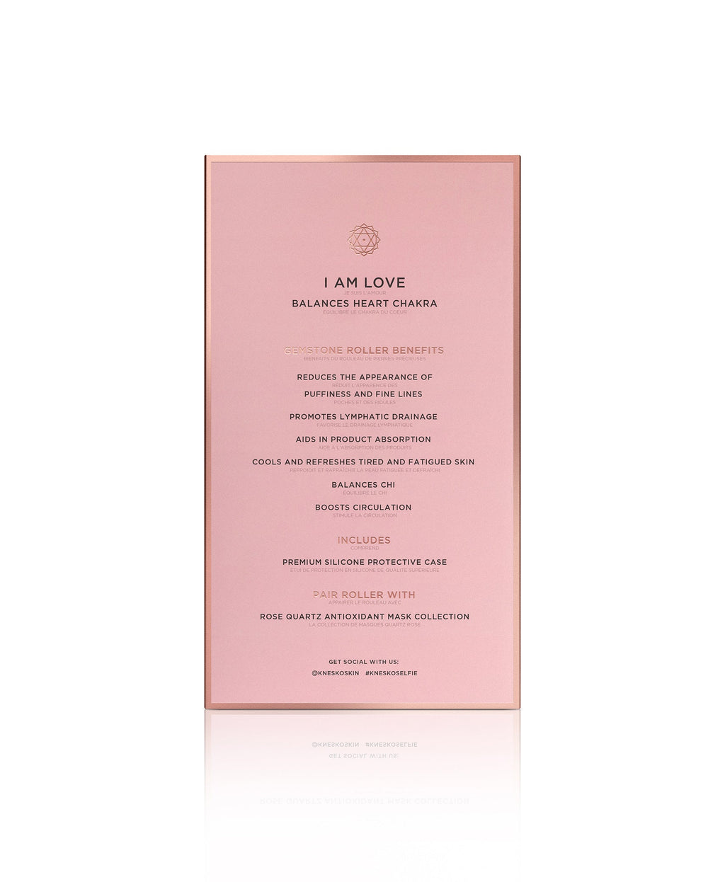 Rose Quartz Gemstone Roller